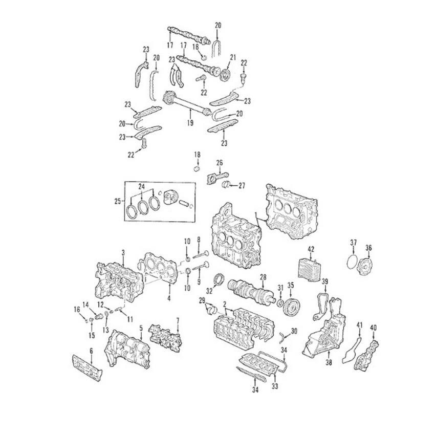 Porsche Piston Ring Set (99.00mm) 99710305305